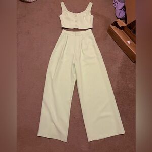DO + BE High-Rise Wide Leg Pants and Top (NWT)